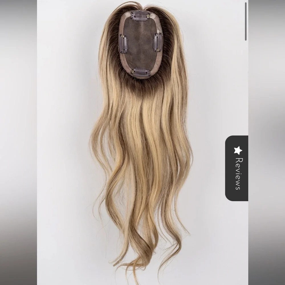 Long Wavy Clip-In Hair Extension - Honey Blonde - Picture 2 of 6